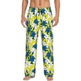 thumbnail image 1 of Daiia Lilies Flowers Men's Sleep Pant with Pockets and Drawstring,Pajama Pants-X-Large, 1 of 9