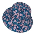 thumbnail image 1 of Daiia Lilies Flowers Pattern Bucket Hat - Trendy Cotton Sun Hat for Beach, Golf, Fishing - Fun Outdoor Vacation Boonie for Men and Women, 1 of 9