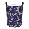 thumbnail image 1 of Daiia Lilies Flowers Round Laundry Basket with Handles Thickened Waterproof Circular hamper,Dirty Clothes Storage Basket for Bedroom,Bathroom,College Dorm-Small, 1 of 8