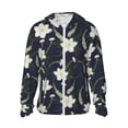 thumbnail image 1 of Daiia Lilies Flowers UPF 50+ Sun Protection Hoodie Jacket Lightweight Long Sleeve Sun Shirt for Women Men with Pocket Hiking Outdoor-Medium, 1 of 9