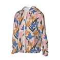 thumbnail image 1 of Daiia Lilies Flowers UPF 50+ Sun Protection Hoodie Jacket Lightweight Long Sleeve Sun Shirt for Women Men with Pocket Hiking Outdoor-XX-Large, 1 of 7