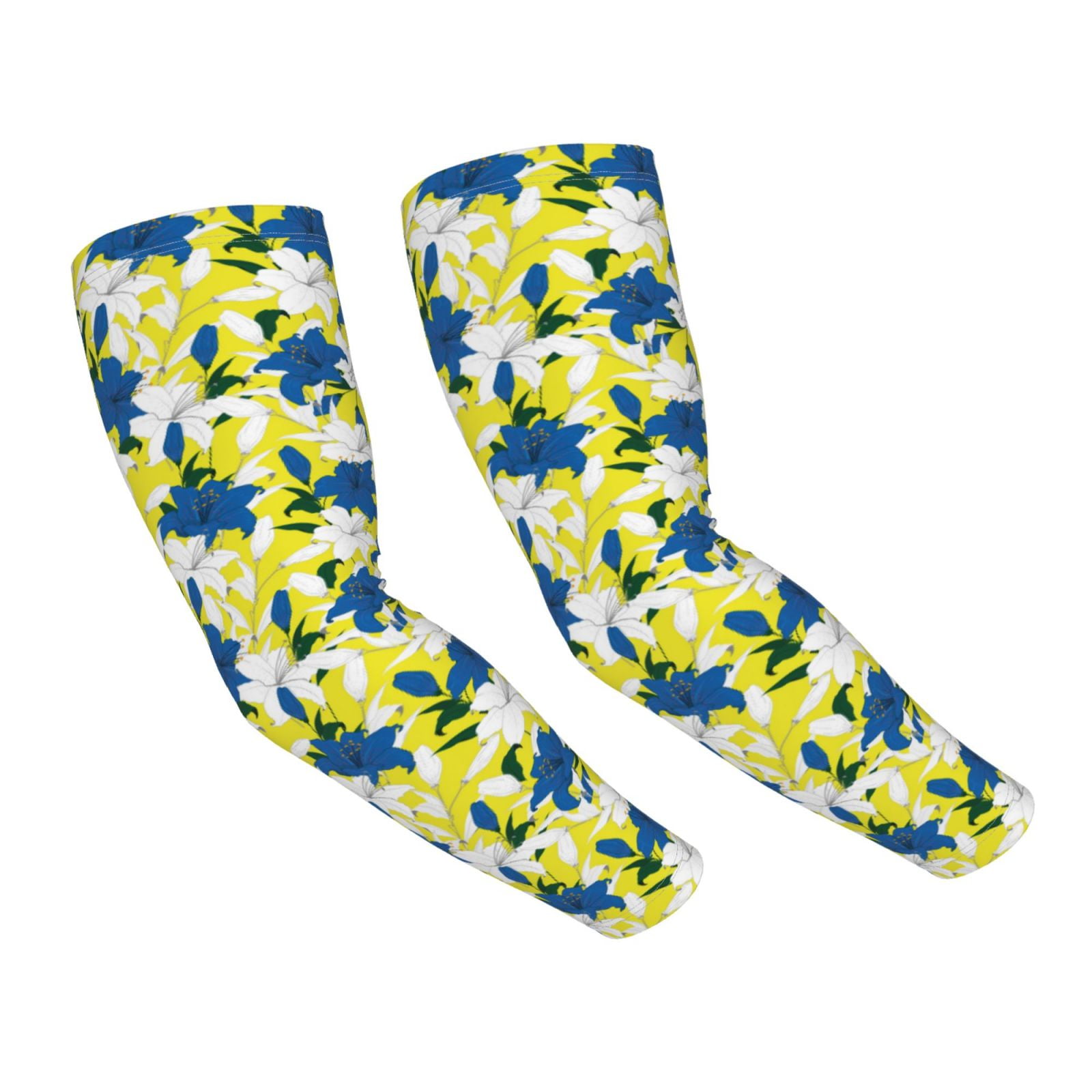 Daiia Lilies Flowers UV Sun Protection Arm Sleeves Cooling