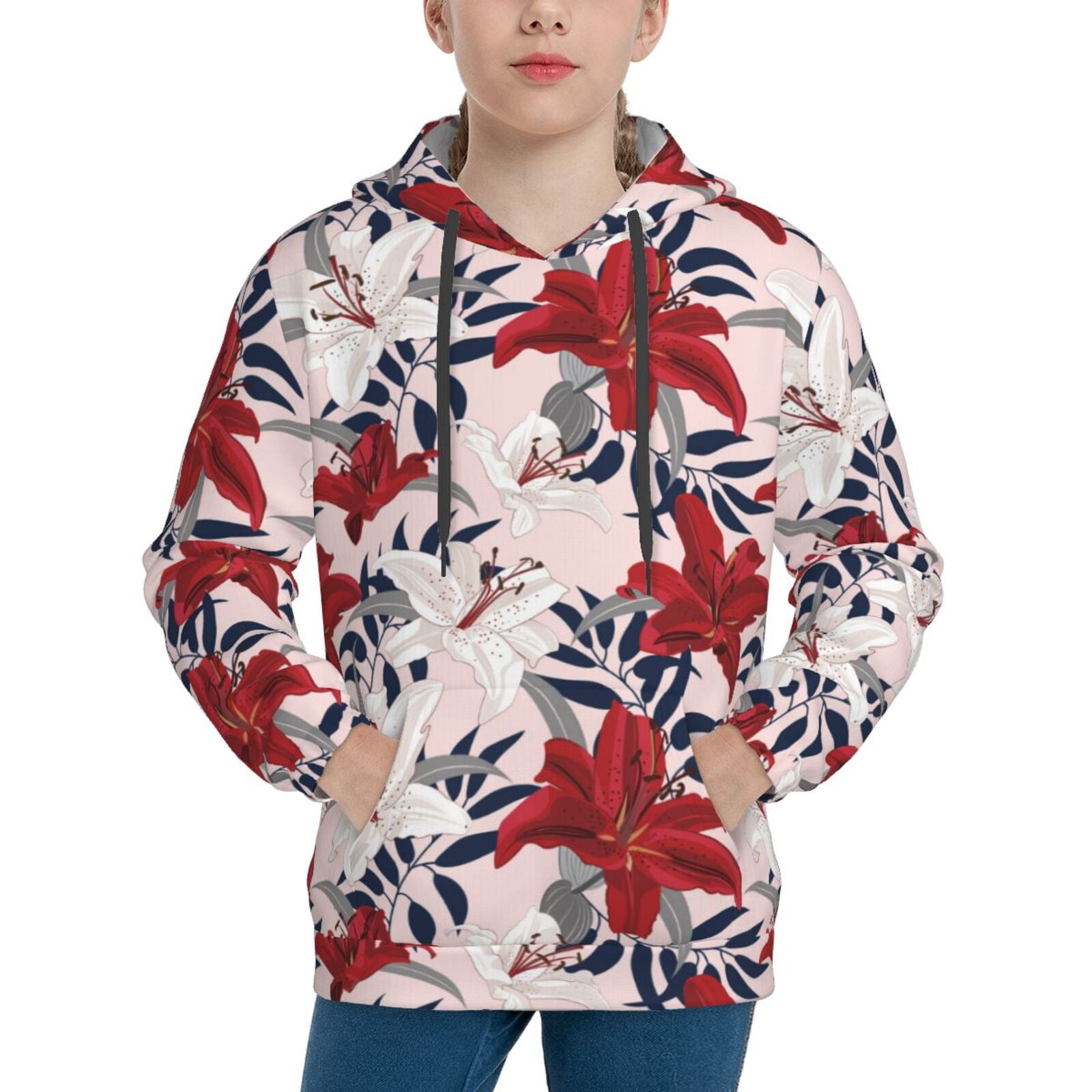SWEATSHIRT LILIES 06_HEATHER main image 0