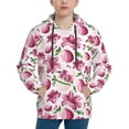 thumbnail image 1 of Daiia Lilies Flowers for Boys Fashion Hoodies & Sweatshirts with Kangaroo Pocket,Hooded Sweatshirt for Kid, Breathable& Moisture Wicking-X-Large, 1 of 6