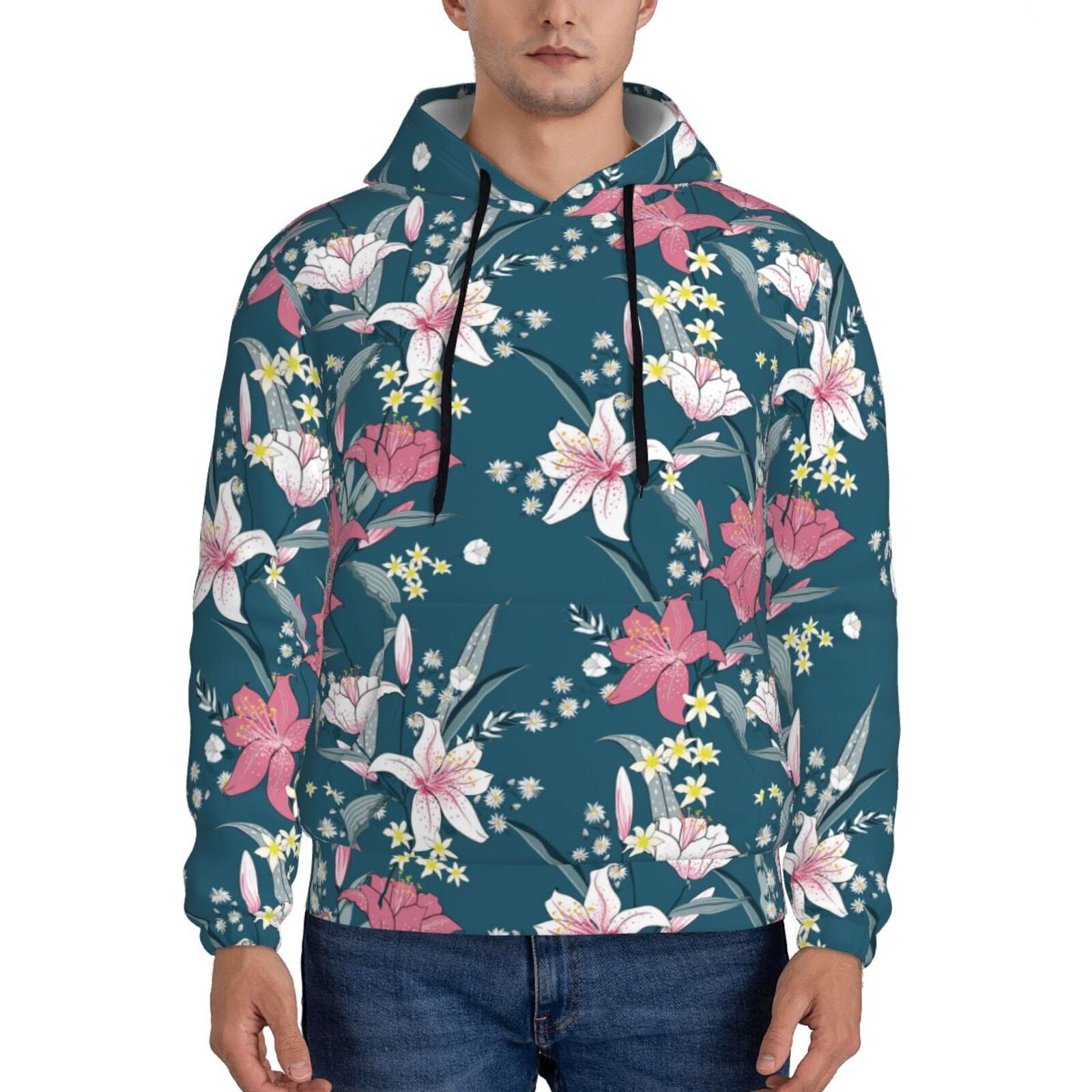 SWEATSHIRT LILIES 06_HEATHER main image 1