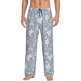 thumbnail image 1 of Daiia Lily Flower Men's Sleep Pant with Pockets and Drawstring,Pajama Pants-XX-Large, 1 of 9
