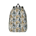 thumbnail image 1 of Daiia Llama and Cactus1 Vintage Canvas Backpack for Men and Women ,Hiking Backpack,Travel Laptop Bag for School,Large Capacity Backpack, 1 of 8