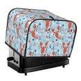 Daiia Lobsters Pattern 4 slice Toaster Cover, Toaster Appliance Dust