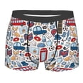 thumbnail image 1 of Daiia London Symbols1 Men's Underwear Boxer Briefs, Cotton Stretch Moisture-Wicking Underwear-X-Large, 1 of 9