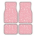 thumbnail image 1 of Daiia Love Printed Car Floor Mats Set of 4, Durable Non Slip Auto Floor Carpet, Car Interior Carpets Proof Foot Pads Anti-Slip Cushion Automoetive Accessories, 1 of 6