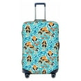 thumbnail image 1 of Daiia Lovely Sea Otters Luggage Cover, Thickened Washable Travel Luggage Covers, Elastic Unique Baggage Covers for 18-20 inch Luggage-Small, 1 of 9
