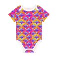 thumbnail image 1 of Daiia Magic Mushrooms Printed Unisex-Baby Short Sleeve Onesies Bodysuits Baby Climbing Clothes Soft and Comfortable Romper with Expandable Shoulder Design-3 Months, 1 of 8