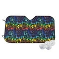 thumbnail image 1 of Daiia Magical Mushrooms and Flowers Windshield Sun Shade for Car SUV Truck (Small ), Car Sun Shade Windshield, Car Shades for Front Windows, Sunshade for Car Windshield, 1 of 7