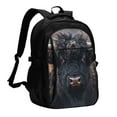 thumbnail image 1 of Daiia Majestic Black Yak Pattern USB Charging Backpack for Men and Women, Anti-Theft Backpack,Travel Backpack,School Backpack,College Backpack,Laptop Backpack, 1 of 7