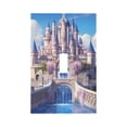 thumbnail image 1 of Daiia Majestic Fantasy Castle Pattern Decorator Wall Plate Child Safe Outlet Cover, Switch and Outlet Covers,Size 1-Gang 5.0" x3.0" , Polycarbonate Thermoplastic-Style T, 1 of 6