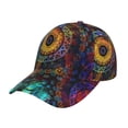thumbnail image 1 of Daiia Mandala Colorful print Baseball Cap Men Women Golf Dad Hat Adjustable Original Classic Low Profile Hat Unconstructed Plain Cap, 1 of 1