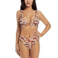 thumbnail image 1 of Daiia Maneki-Neko Cats Women's Bikini Set Two Piece Swimsuit High Waisted Bikini Adjustable Straps Bikini Perfect for Beach, Pool, and Summer Vacation-X-Large, 1 of 9