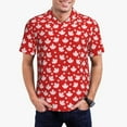 thumbnail image 1 of Daiia Maple Leaves Pattern Men’s Polo Shirts,Solid Deck Shirt,Classic Fit, Breathable Cotton Polo for Casual and Sport Wear-3X-Large, 1 of 9