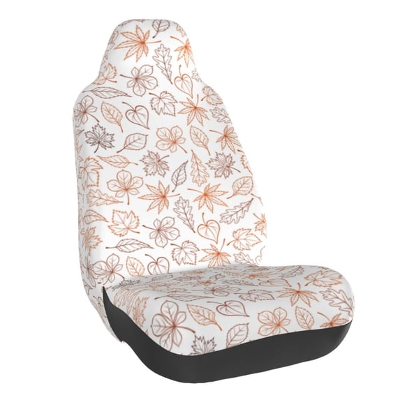 Daiia Maple Leaves Printed Car Seat Cover - Waterproof & Sweatproof - Universal Fit, Machine Washable, Non-Slip - Seat Protector for Car, Truck, SUV, Van (1 Pack)