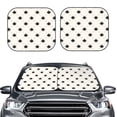thumbnail image 1 of Daiia Maple plaid 2PCS Car Windshield Sun Shade, Foldable Sun Shield for Car Front Window, Auto Sun Blocker Visor Protector Universal for Truck SUV Pickup-Large, 1 of 7