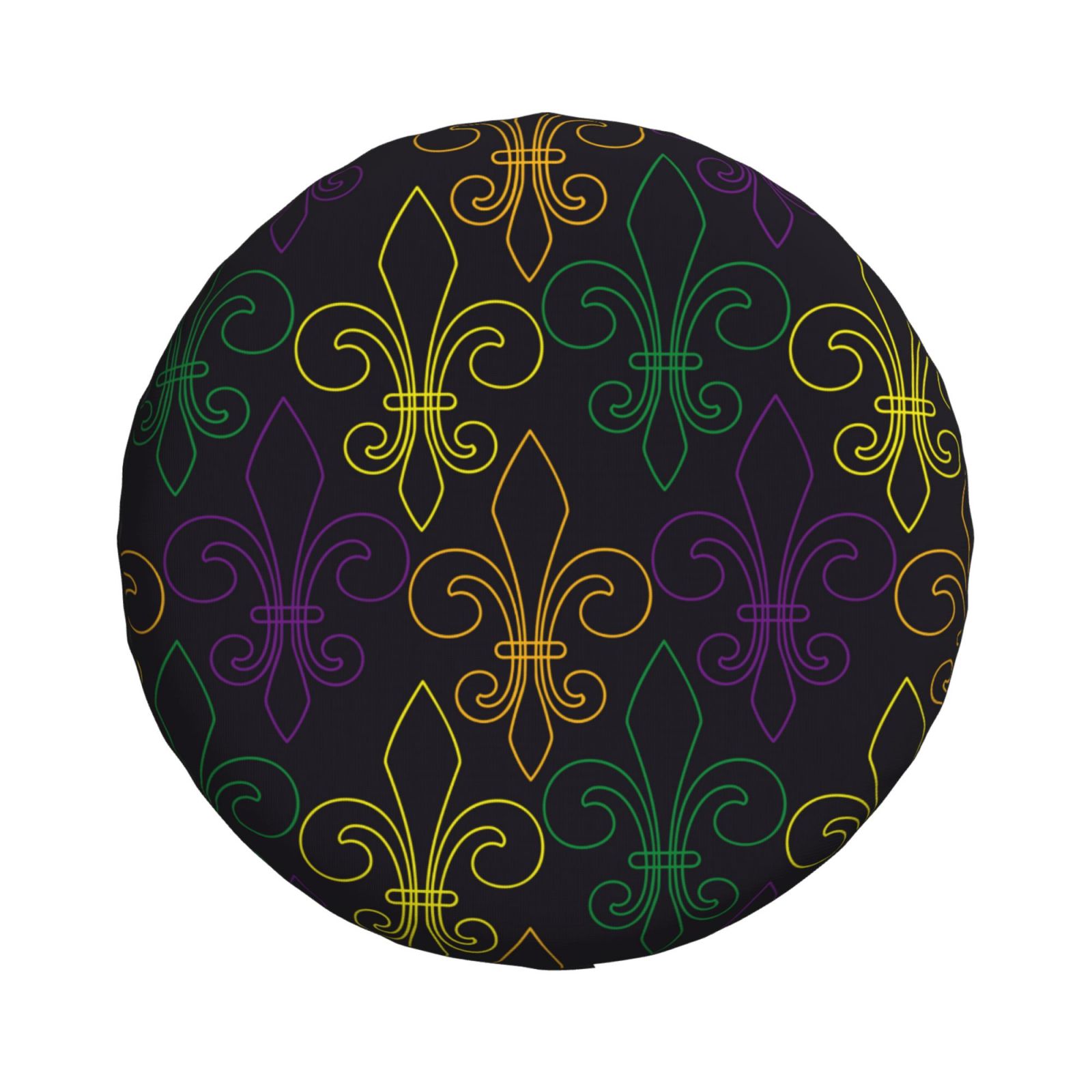 mardi gras beads as snow tires