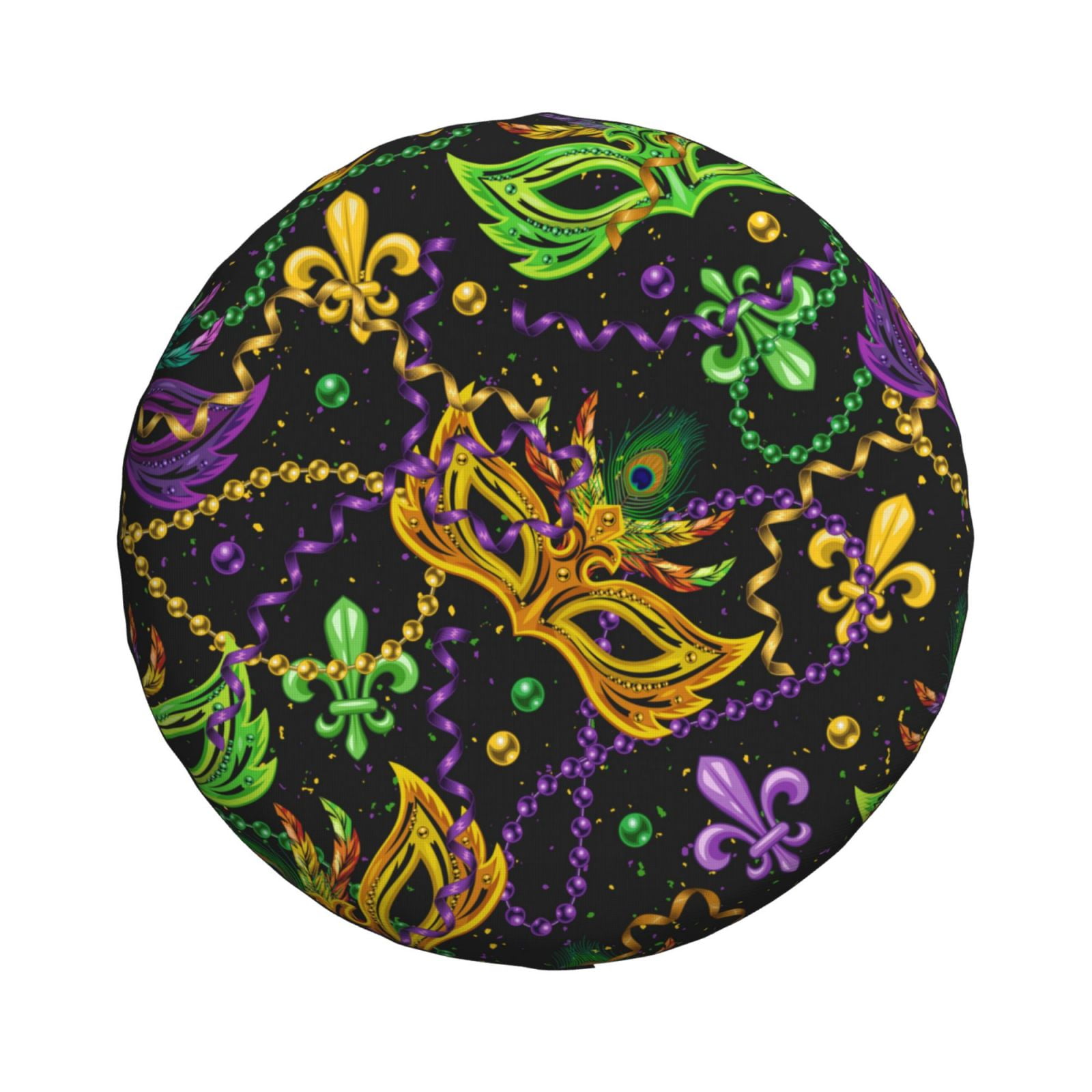 mardi gras beads as snow tires