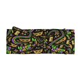 thumbnail image 1 of Daiia Mardi Gras3 Printed Handmade Baby Headbands Soft Stretchy Hair Bands with Bows for Newborn Infant Baby Toddler Girls, 1 of 5