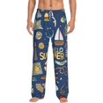 thumbnail image 1 of Daiia Marine Nautical Men's Sleep Pant with Pockets and Drawstring,Pajama Pants-Medium, 1 of 9
