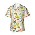 thumbnail image 1 of Daiia Medical Icons Hawaiian Shirt for Men Gentle Cotton Regular Short Sleeve Casual-3X-Large, 1 of 9
