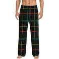 thumbnail image 1 of Daiia Men'S Buffalo Plaid Dark Green Pants,Bottoms Sleep Lounge,Pajama Pants,Pj Bottoms Drawstring And Pockets-Small, 1 of 9