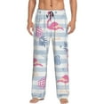 thumbnail image 1 of Daiia Men'S Flamingo And Pineapple Pants,Bottoms Sleep Lounge,Pajama Pants,Pj Bottoms Drawstring And Pockets-Medium, 1 of 9