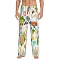 thumbnail image 1 of Daiia Men'S Hello Summer Pants,Bottoms Sleep Lounge,Pajama Pants,Pj Bottoms Drawstring And Pockets-Small, 1 of 9