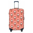 thumbnail image 1 of Daiia Merry Christmas Santa Claus Luggage Cover, Thickened Washable Travel Luggage Covers, Elastic Unique Baggage Covers for 18-20 inch Luggage-Medium, 1 of 9