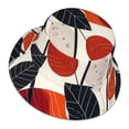 thumbnail image 1 of Daiia Modern Abstract Leaf Pattern Pattern Bucket Hat - Trendy Cotton Sun Hat for Beach, Golf, Fishing - Fun Outdoor Vacation Boonie for Men and Women, 1 of 9