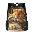 thumbnail image 1 of Daiia Modern Floral Guinea Pig Backpack for Men and Women -Durable Backpack Large Capacity, Water-Resistant Bag with Adjustable Straps and Laptop Compartment, 1 of 9