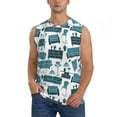 thumbnail image 1 of Daiia Modern Furniture Printed Men's Tank Tops,Casual Soft Sleeveless Gym Muscle Shirts Bodybuilding Tee-Medium, 1 of 8