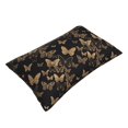 thumbnail image 1 of Daiia Modern Golden Butterfly Bedding Waterproof Pillow Protector Zippered Queen – Bed Bug Proof Pillow Encasement-14"x20", 1 of 6