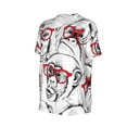 thumbnail image 1 of Daiia Monkey Mens Baseball Jersey Button Down Shirts Short Sleeve Sports Uniforms-X-Large, 1 of 9