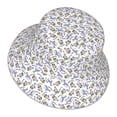 thumbnail image 1 of Daiia Monkey Submarine Captain Pattern Bucket Hat - Trendy Cotton Sun Hat for Beach, Golf, Fishing - Fun Outdoor Vacation Boonie for Men and Women, 1 of 9