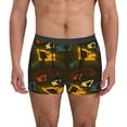 thumbnail image 1 of Daiia Monochrome Excavators Men's Underwear Boxer Briefs, Cotton Stretch Moisture-Wicking Underwear-X-Large, 1 of 5
