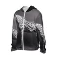 thumbnail image 1 of Daiia Monochrome Leopard Horse UPF 50+ Sun Protection Hoodie Jacket Lightweight Long Sleeve Sun Shirt for Women Men with Pocket Hiking Outdoor-X-Large, 1 of 7