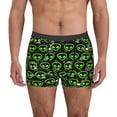 thumbnail image 1 of Daiia Monster Neon Head Men's Underwear Boxer Briefs, Cotton Stretch Moisture-Wicking Underwear-XX-Large, 1 of 5