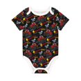 thumbnail image 1 of Daiia Monster Truck Printed Unisex-Baby Short Sleeve Onesies Bodysuits Baby Climbing Clothes Soft and Comfortable Romper with Expandable Shoulder Design-18 Months, 1 of 8