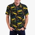 thumbnail image 1 of Daiia Monster Truck1 Pattern Men’s Polo Shirts,Solid Deck Shirt,Classic Fit, Breathable Cotton Polo for Casual and Sport Wear-X-Large, 1 of 7