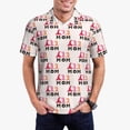 thumbnail image 1 of Daiia Mothers Day Pattern Men’s Polo Shirts,Solid Deck Shirt,Classic Fit, Breathable Cotton Polo for Casual and Sport Wear-4X-Large, 1 of 9