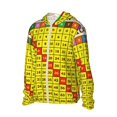 thumbnail image 1 of Daiia Multiplication Table2 UPF 50+ Sun Protection Hoodie Jacket Lightweight Long Sleeve Sun Shirt for Women Men with Pocket Hiking Outdoor-Medium, 1 of 7