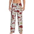 thumbnail image 1 of Daiia Mushroom Men's Sleep Pant with Pockets and Drawstring,Pajama Pants-XX-Large, 1 of 9
