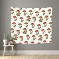 thumbnail image 1 of Daiia Mushroom Pattern Tapestry 60x51 Inches Wall Hanging Tapestry Artistic Wall Hanging Bedroom Wall Decor Living Room Tapestry Dorm Room Decor, 1 of 9