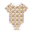 thumbnail image 1 of Daiia Mushroom Printed Unisex-Baby Short Sleeve Onesies Bodysuits Baby Climbing Clothes Soft and Comfortable Romper with Expandable Shoulder Design-9M, 1 of 8