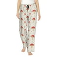 thumbnail image 1 of Daiia Mushroom Women's Sleep Pant with Pockets and Drawstring,Pajama Pants-Large, 1 of 9